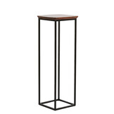 Light & Living - Zuil QUENZA - Ø35x100cm - Bruin - Set van 2