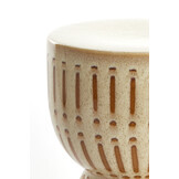 Light & Living - Bijzettafel FINCA - Ø28.5x42cm - Wit