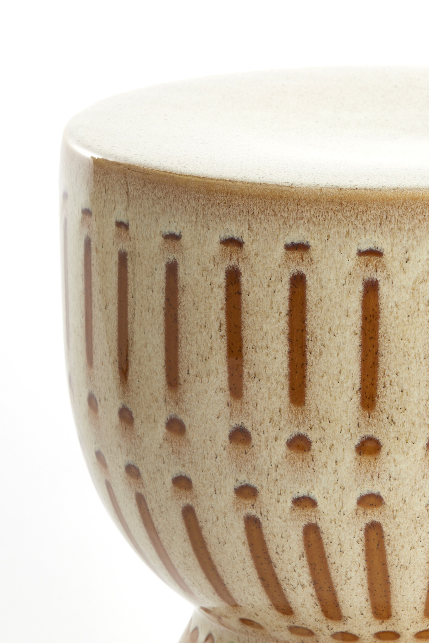 Light & Living - Bijzettafel FINCA - Ø28.5x42cm - Wit