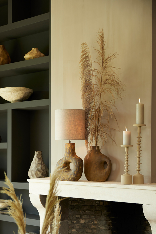 Light & Living - Lampvoet TARUGI - 32.5x12x47.5cm - Bruin