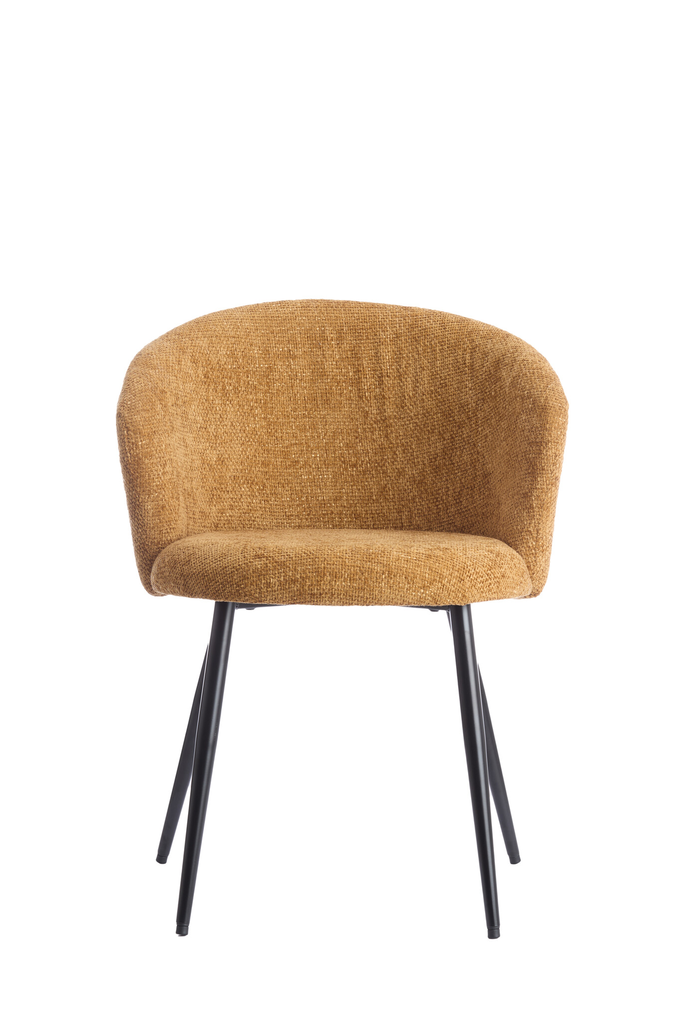 Light & Living - Eetkamerstoel RADAJA - Ø58x78cm - Geel - Set van 2