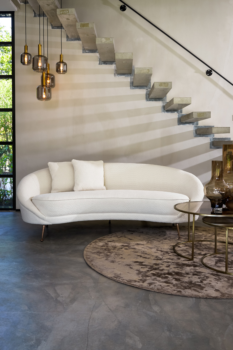 Light & Living - Salontafel DUARTE - Ø75x44cm - Goud - Set van 2