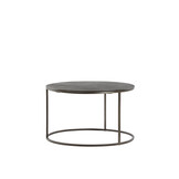 Light & Living - Salontafel TALCA - Ø76x41cm - Bruin - Set van 2