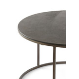 Light & Living - Salontafel TALCA - Ø76x41cm - Bruin - Set van 2