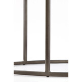 Light & Living - Salontafel TALCA - Ø76x41cm - Bruin - Set van 2