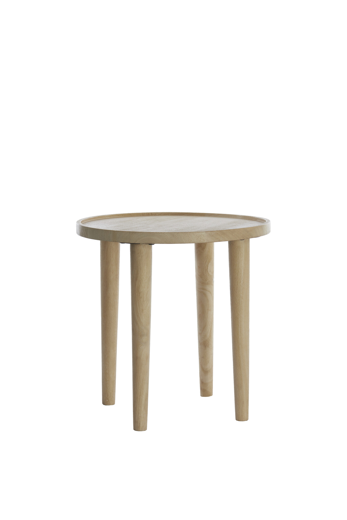 Light & Living - Bijzettafel QIANO - Ø45x45cm - Bruin