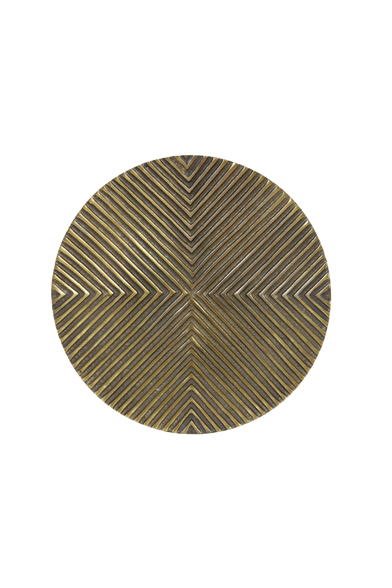 Light & Living - Schaal MATANCITA - Ø34x3.5cm - Brons