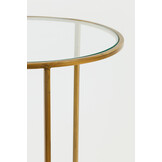 Light & Living - Bijzettafel DUARTE - Ø50x52cm - Goud - Set van 2
