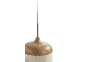 Light & Living - Hanglamp DANIA - 90x22x32cm - Bruin