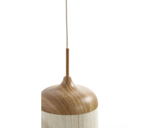 Light & Living - Hanglamp DANIA - 90x22x32cm - Bruin