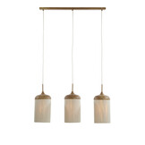 Light & Living - Hanglamp DANIA - 90x22x32cm - Bruin
