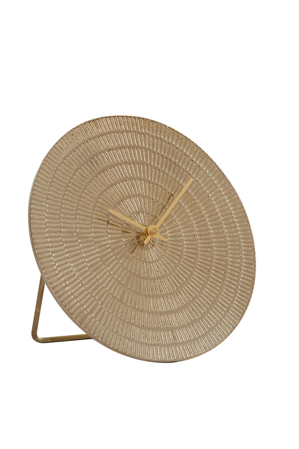Light & Living - Klok BOJANO - 20.5x2x20.5cm - Goud