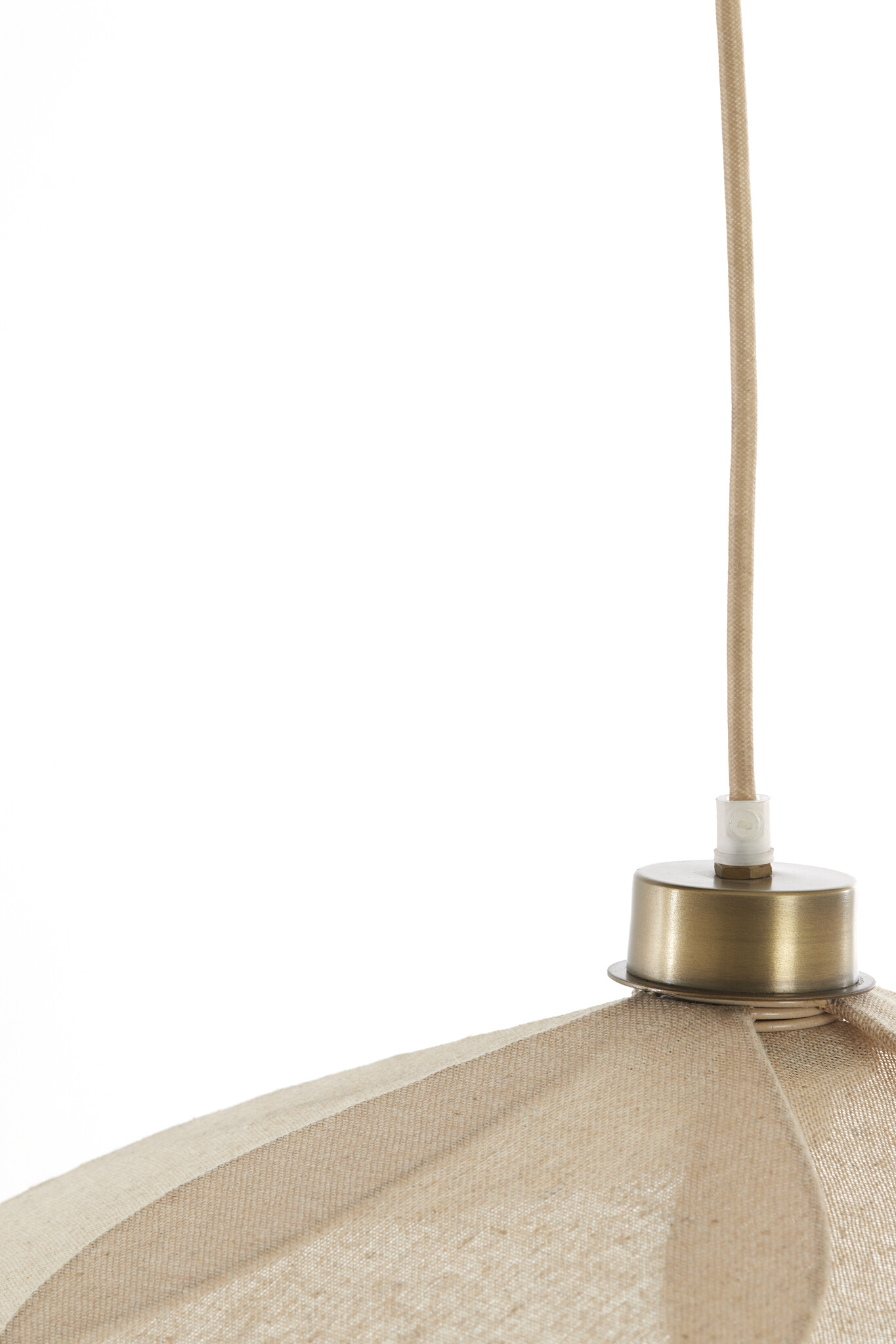 Light & Living - Hanglamp FYANO - Ø46x13cm - Bruin