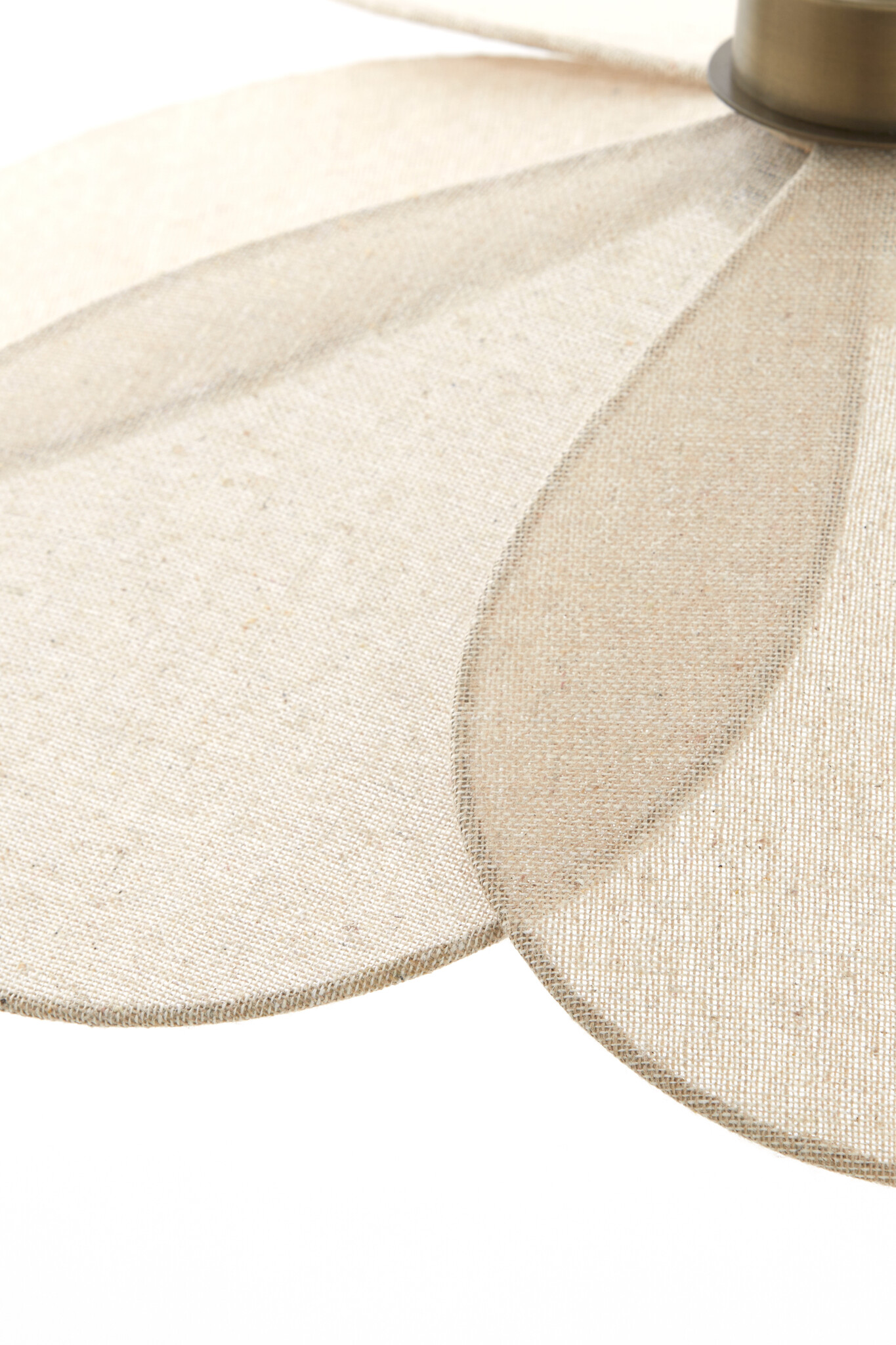 Light & Living - Hanglamp FYANO - Ø46x13cm - Bruin