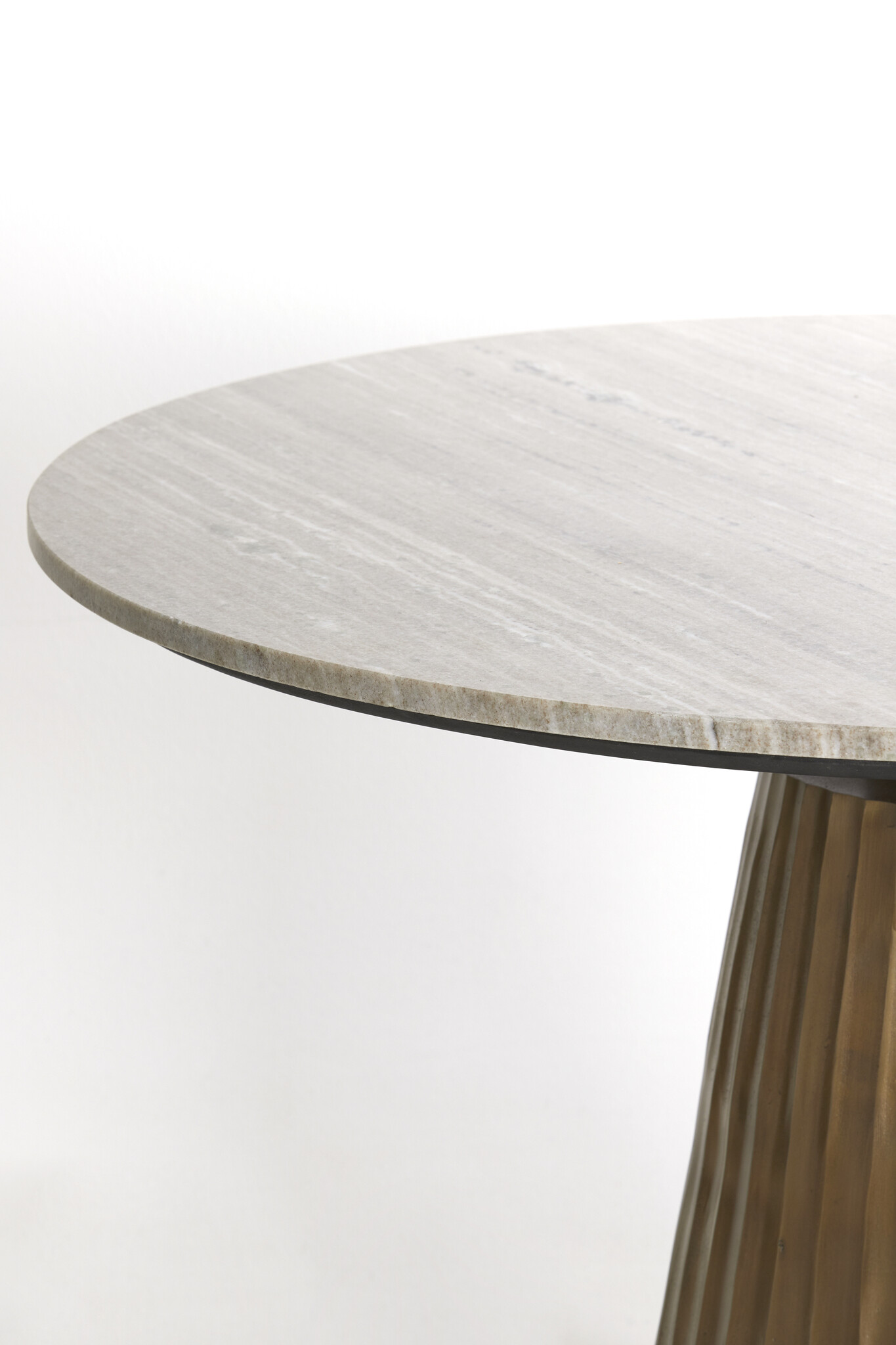 Light & Living - Eettafel RIANNE - Ø100x75cm - Bruin