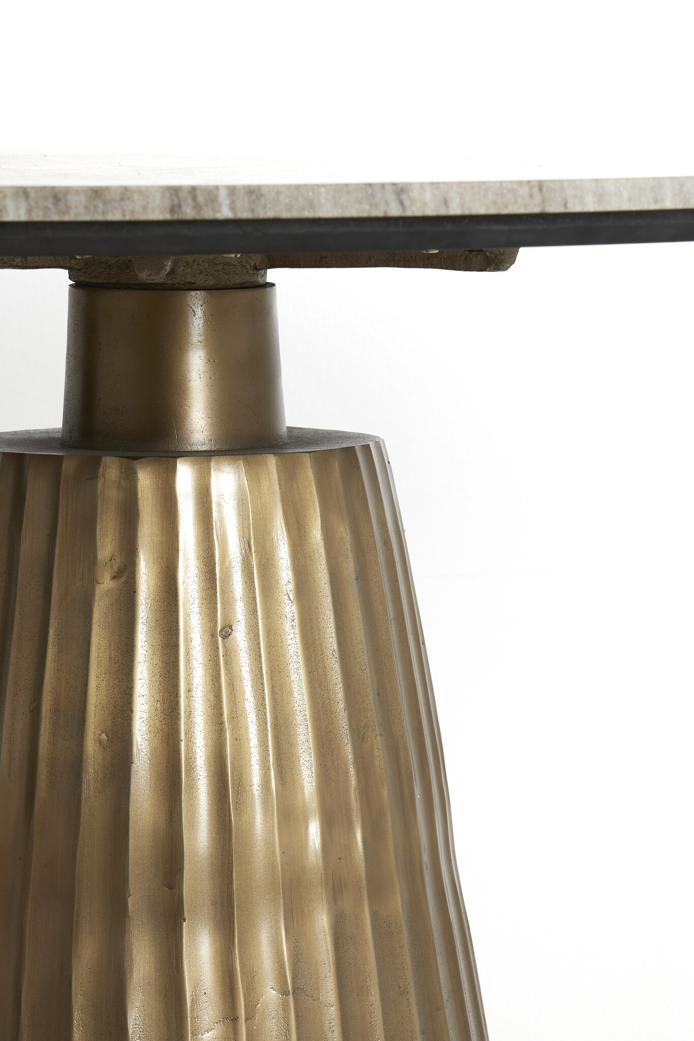 Light & Living - Eettafel RIANNE - Ø100x75cm - Bruin