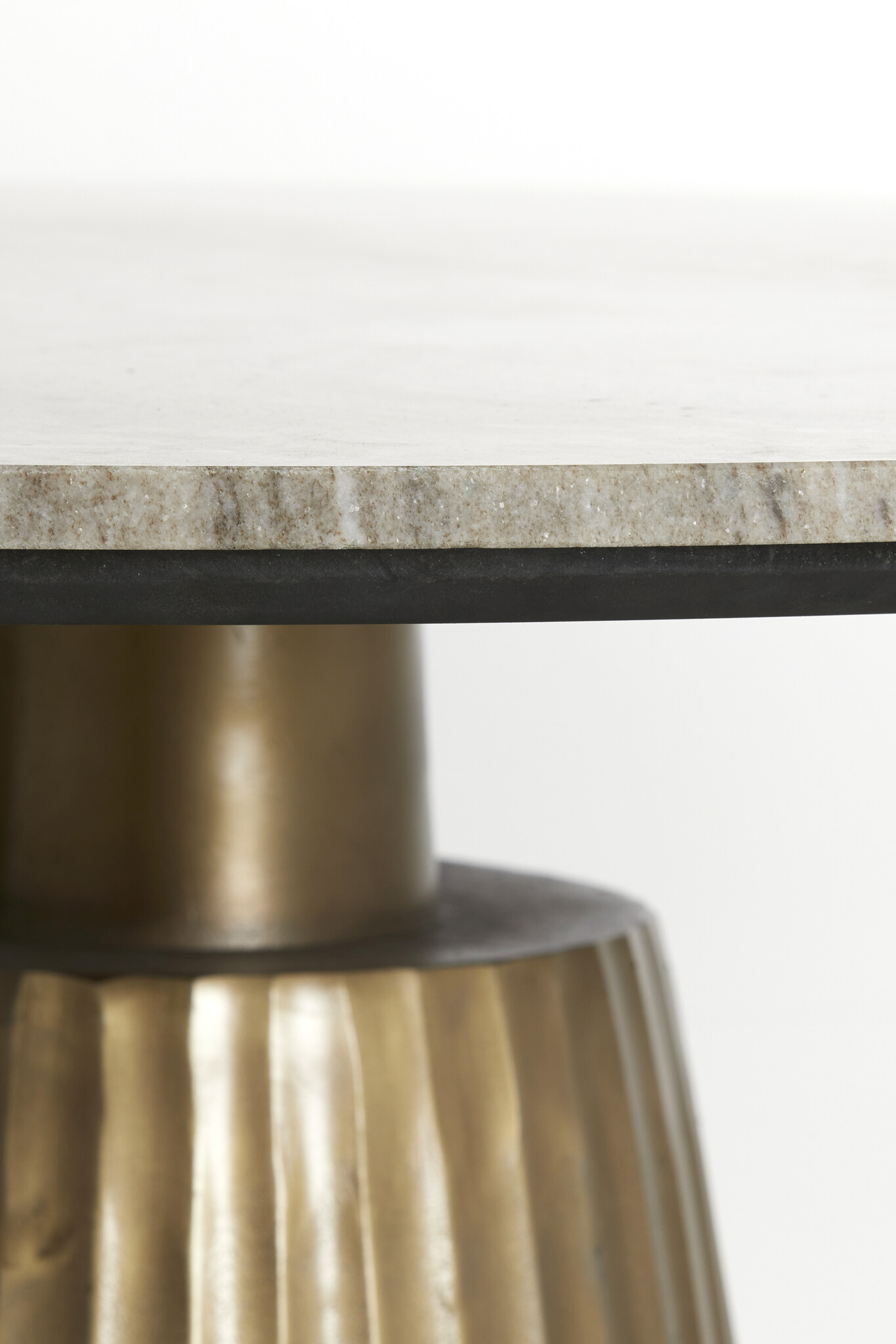 Light & Living - Eettafel RIANNE - Ø100x75cm - Bruin