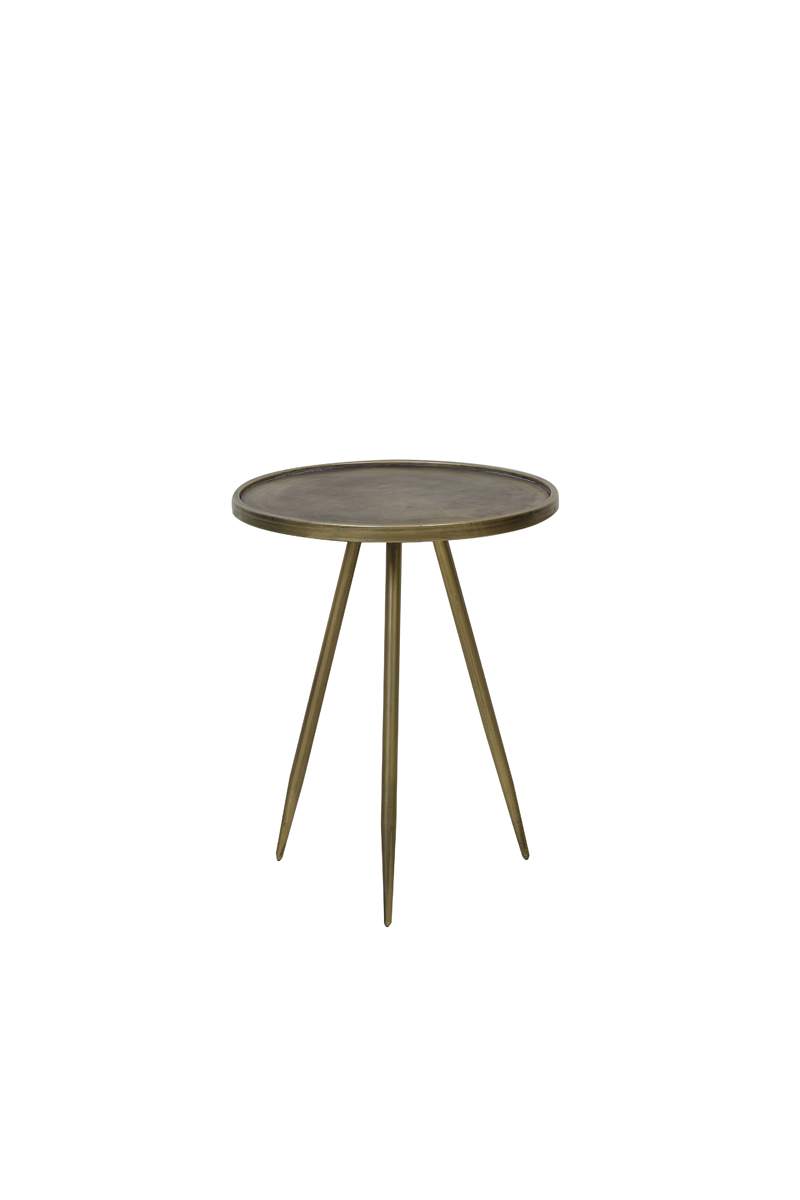 Light & Living - Bijzettafel ENVIRA - Ø39.5x50.5cm - Goud