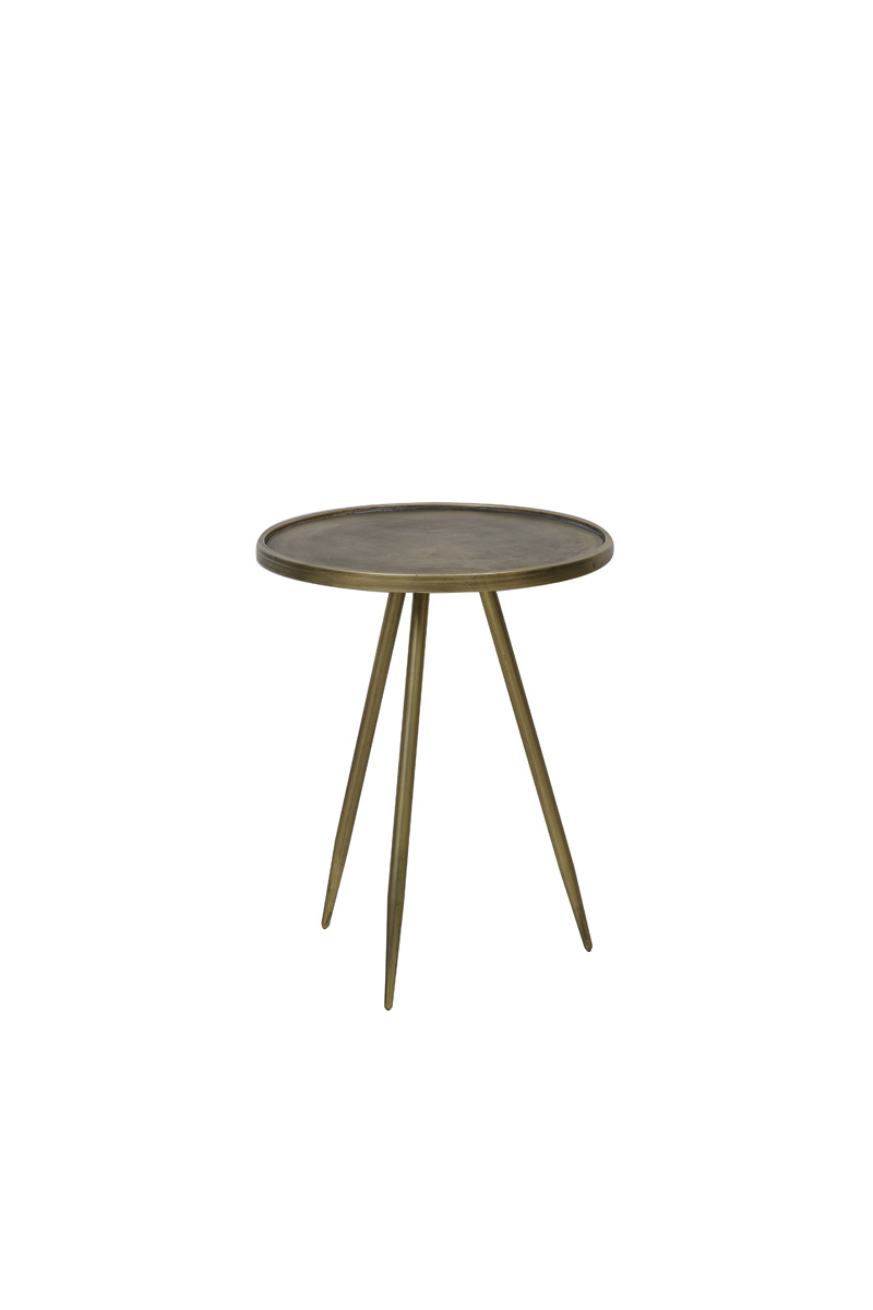 Light & Living - Bijzettafel ENVIRA - Ø39.5x50.5cm - Goud