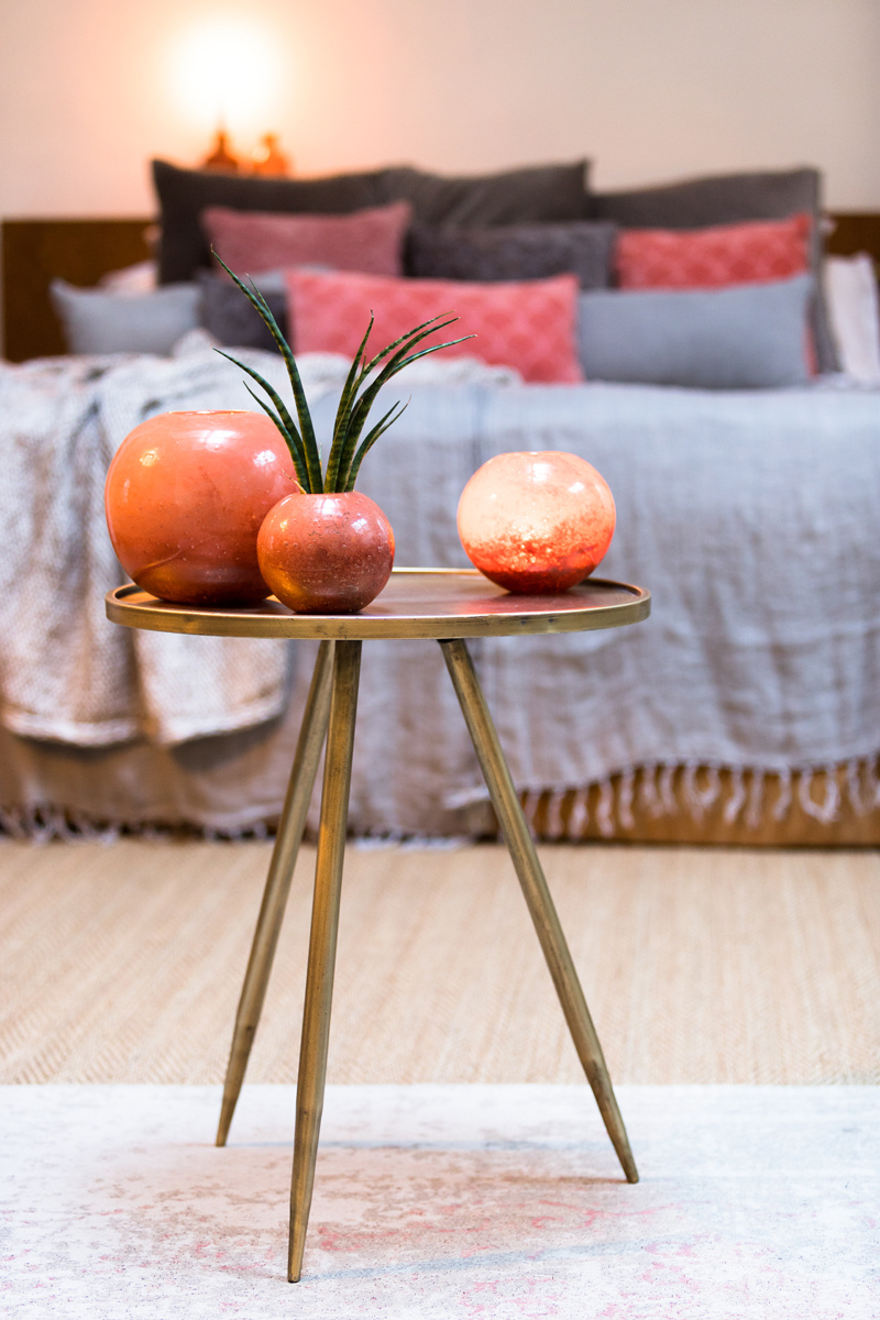 Light & Living - Bijzettafel ENVIRA - Ø39.5x50.5cm - Goud