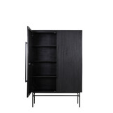 Light & Living - Kast ABAGE - 120x40x180cm - Zwart