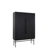 Light & Living - Kast ABAGE - 120x40x180cm - Zwart