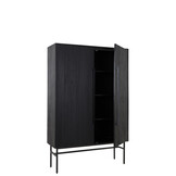 Light & Living - Kast ABAGE - 120x40x180cm - Zwart