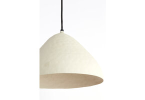 Light & Living - Hanglamp ELIMO - Ø40x25cm - Wit