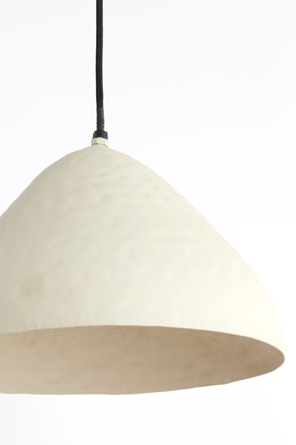 Light & Living - Hanglamp ELIMO - Ø40x25cm - Wit