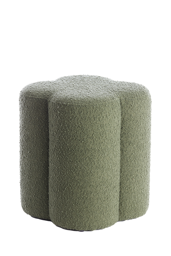 Light & Living - Poef NALANI - Ø38x45cm - Groen