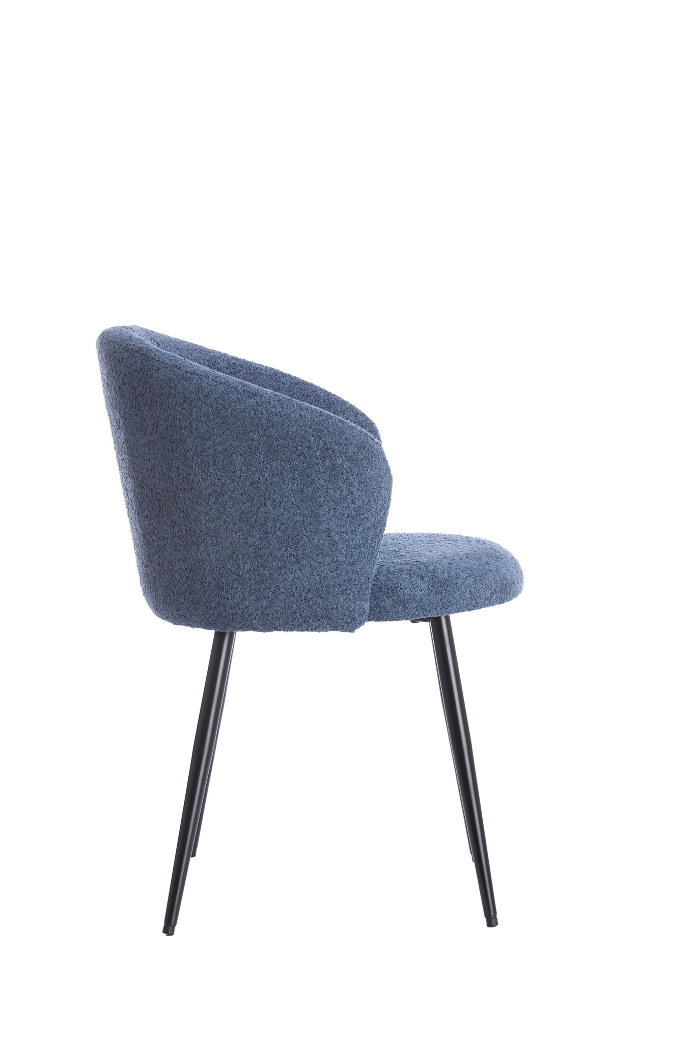 Light & Living - Eetkamerstoel RADAJA - Ø58x78cm - Blauw - Set van 2