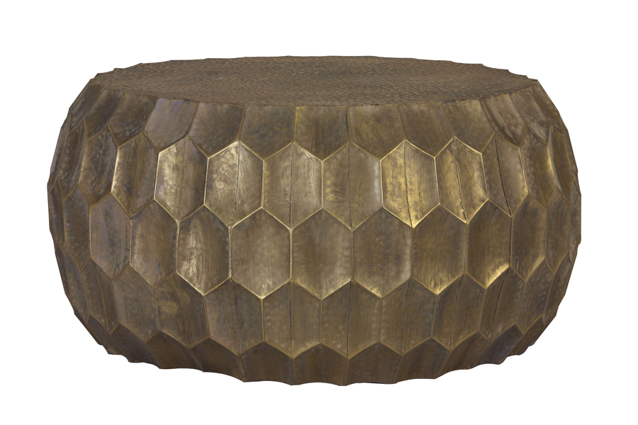 Light & Living - Salontafel KALAN - Ø85x42cm - Goud