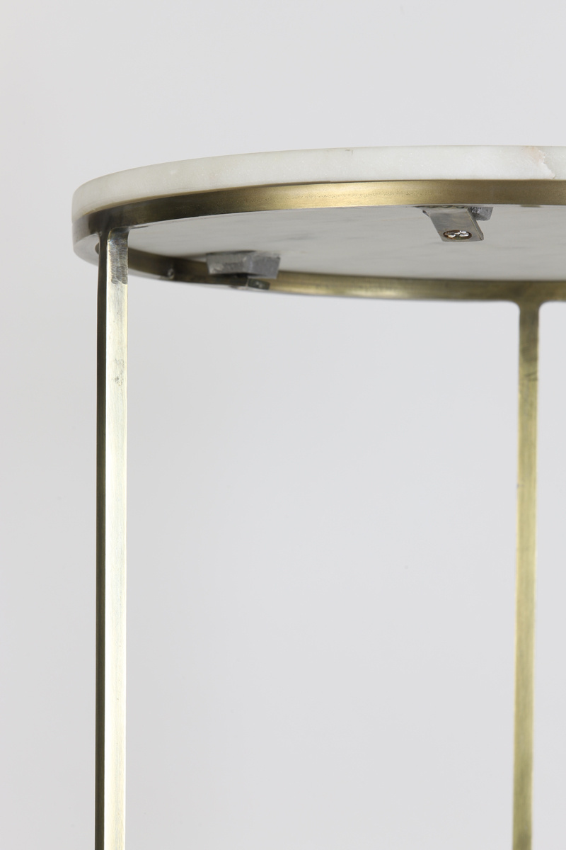 Light & Living - Zuil RICARDO - Ø41x102cm - Wit - Set van 2