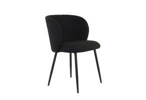 Light & Living - Eetkamerstoel ELYNA - 56x55x79cm - Zwart - Set van 2