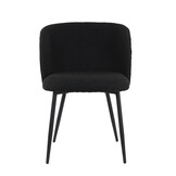 Light & Living - Eetkamerstoel ELYNA - 56x55x79cm - Zwart - Set van 2