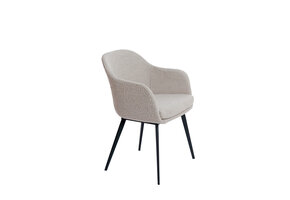 Light & Living - Eetkamerstoel LEONE - 59x58.5x82cm - Bruin - Set van 2