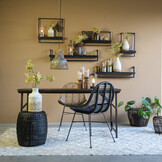 Light & Living - Wandplank MADDISON - 60x15x30cm - Zwart