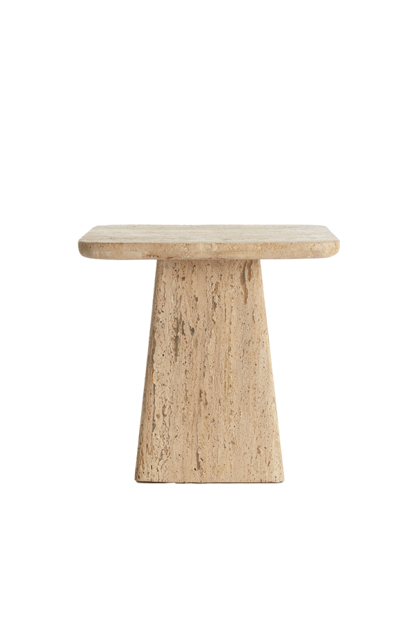 Light & Living - Bijzettafel KEPAMI - Ø45x42cm - Bruin