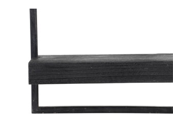 Light & Living - Wandplank MADDISON - 120x18x24cm - Zwart