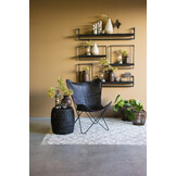 Light & Living - Wandplank MADDISON - 120x18x24cm - Zwart