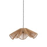 Light & Living - Hanglamp FODARA - Ø48x19cm - Bruin