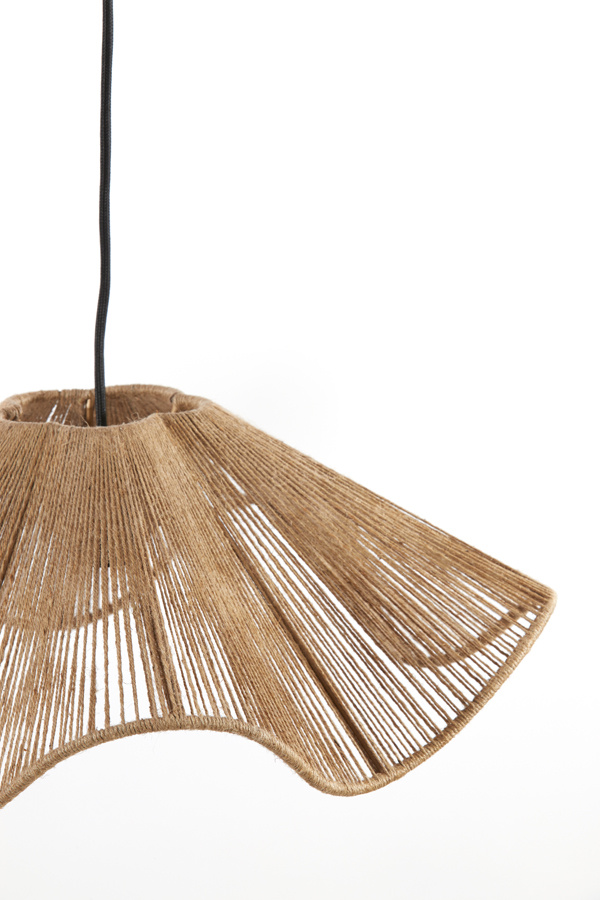 Light & Living - Hanglamp FODARA - Ø48x19cm - Bruin
