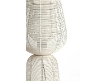 Light & Living - Tafellamp ABOSO - Ø18x42cm - Wit
