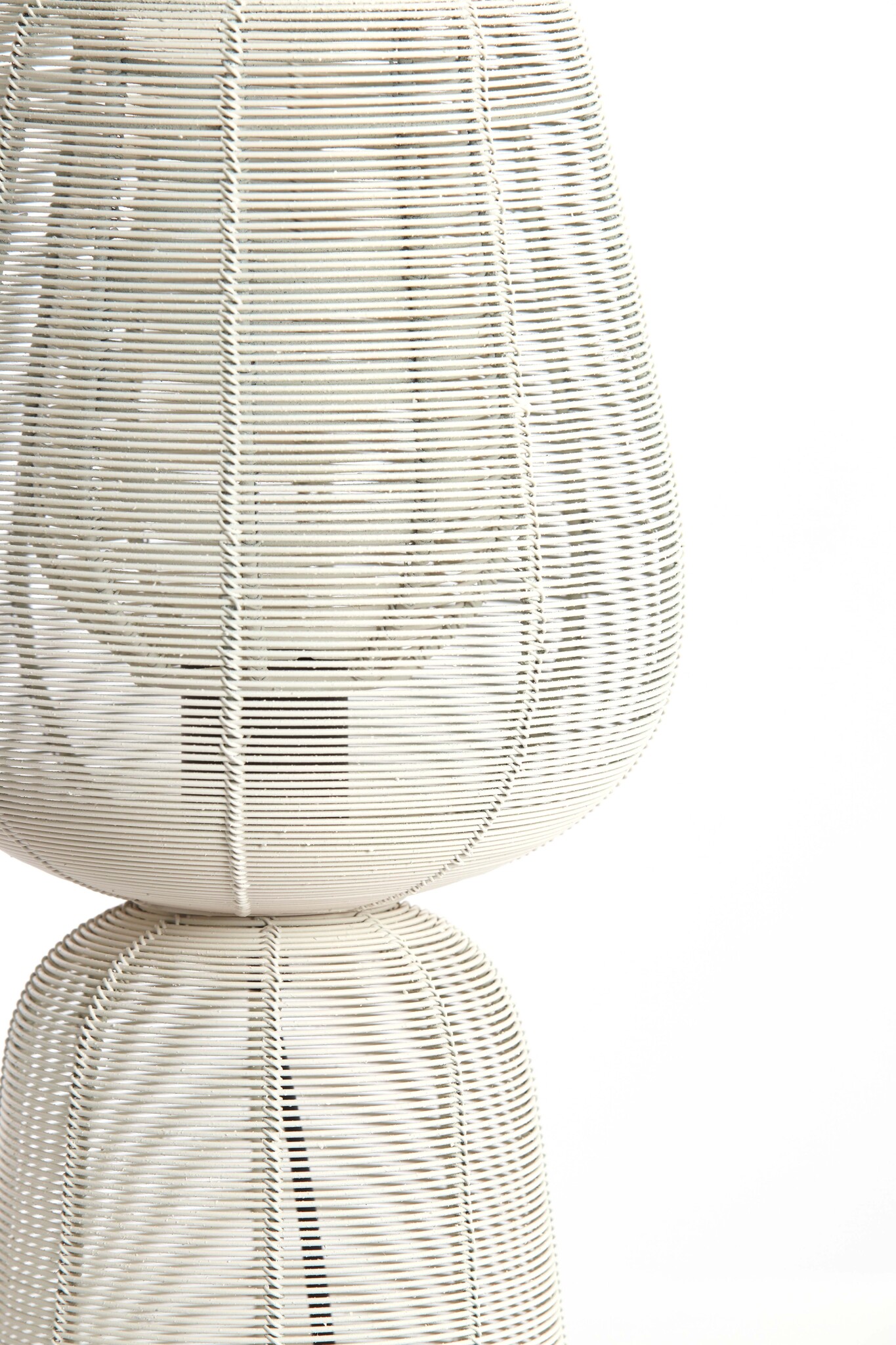 Light & Living - Tafellamp ABOSO - Ø18x42cm - Wit