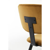 Light & Living - Eetkamerstoel AALIYAH - 55.5x45.5x80cm - Bruin - Set van 2