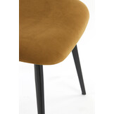 Light & Living - Eetkamerstoel AALIYAH - 55.5x45.5x80cm - Bruin - Set van 2