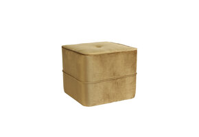 Light & Living - Poef KIKI - Ø40x35cm - Bruin