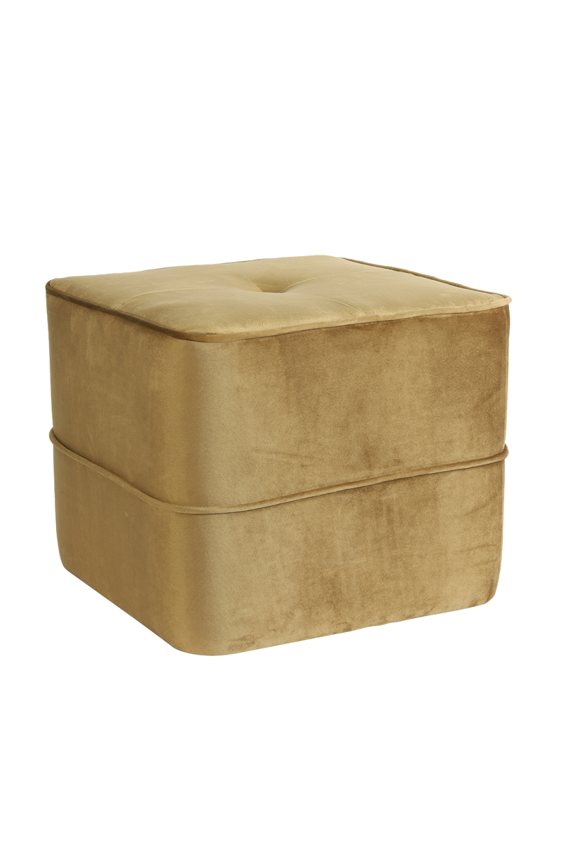 Light & Living - Poef KIKI - Ø40x35cm - Bruin