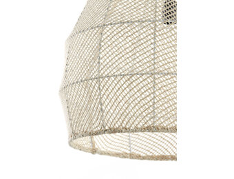 Light & Living - Hanglamp MAKASSAR - Ø50x50cm - Wit