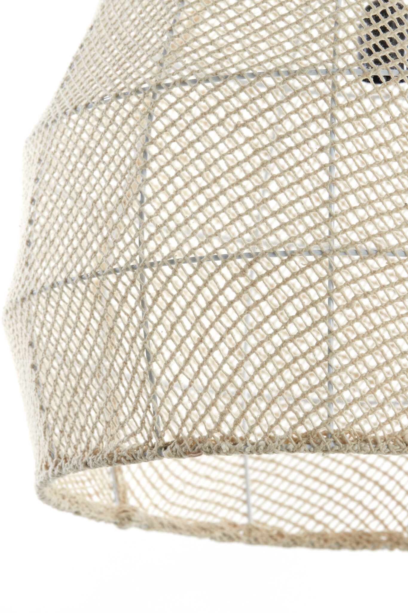 Light & Living - Hanglamp MAKASSAR - Ø50x50cm - Wit